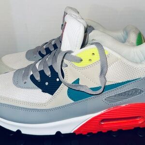 NIKE AIR MAX 90 EVOLUTION OF ICONS TEAL GREY INFRARED DA5562-001 MEN SIZE 10 NEW